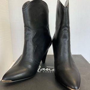 Nanette Lapore Sage Boots - black mid rise